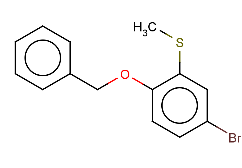 1-(benzyloxy)-4-bromo-2-(methylsulfanyl)benzene
