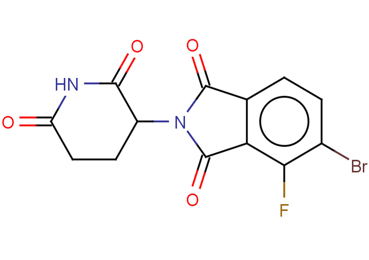 5-bromo-2-(2,6-dioxopiperidin-3-yl)-4-fluoro-2,3-dihydro-1H-isoindole-1,3-dione