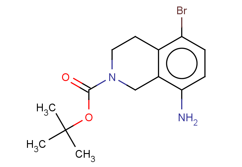 tert-butyl 8-amino-5-bromo-1,2,3,4-tetrahydroisoquinoline-2-carboxylate