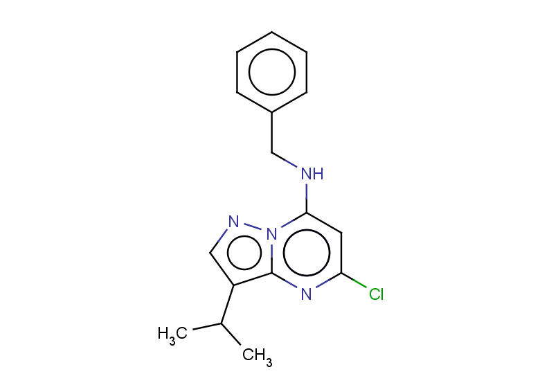 N-benzyl-5-chloro-3-(propan-2-yl)pyrazolo[1,5-a]pyrimidin-7-amine