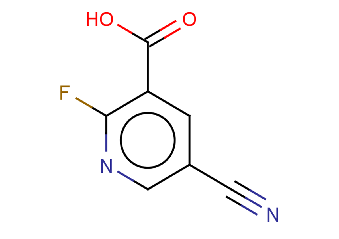 5-cyano-2-fluoropyridine-3-carboxylic acid