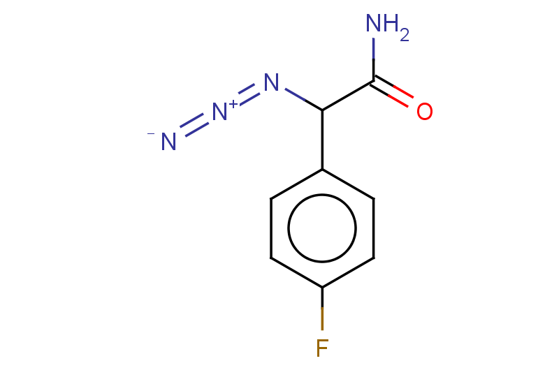 2-azido-2-(4-fluorophenyl)acetamide