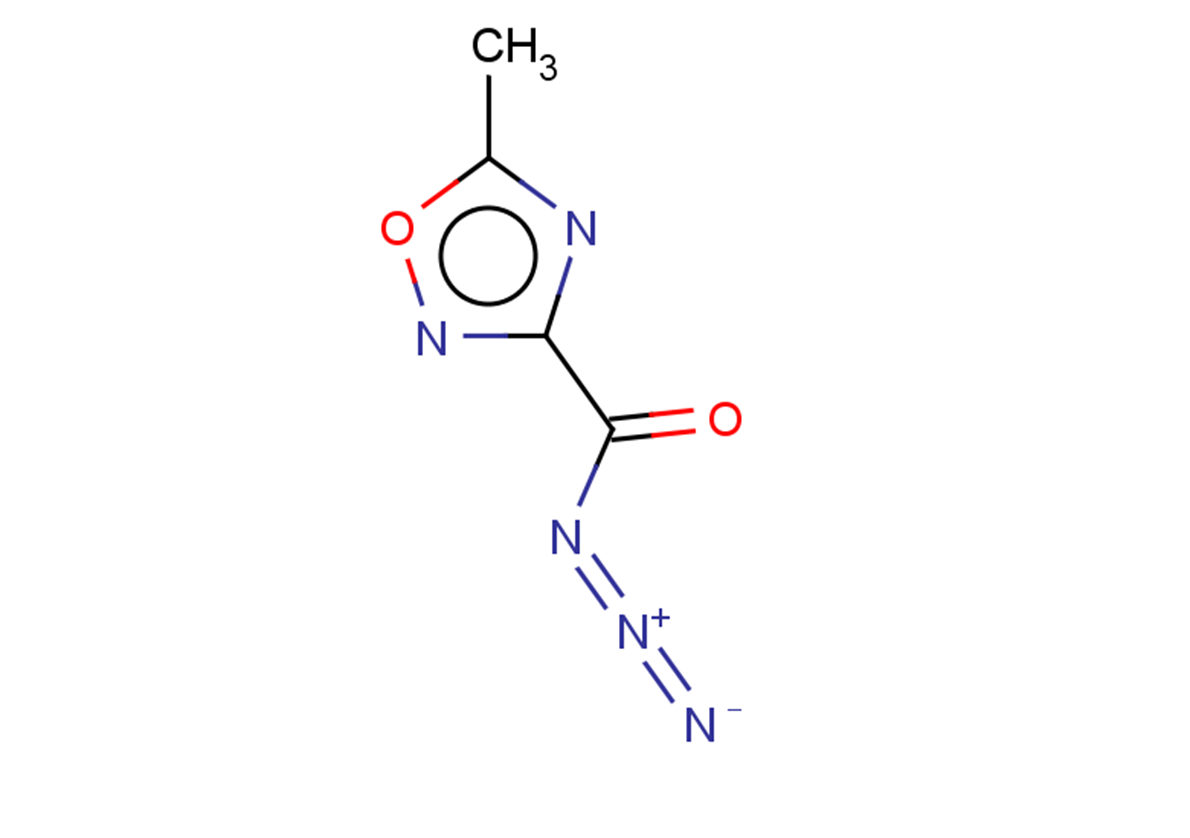 5-methyl-1,2,4-oxadiazole-3-carbonyl azide