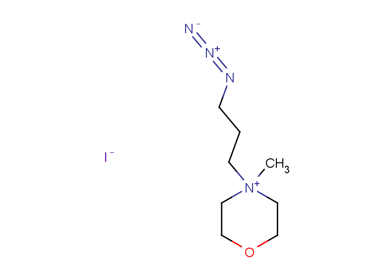 4-(3-azidopropyl)-4-methylmorpholin-4-ium iodide