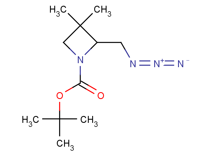tert-butyl 2-(azidomethyl)-3,3-dimethylazetidine-1-carboxylate