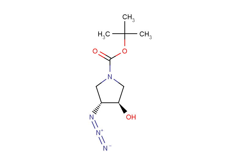 rac-tert-butyl (3R,4R)-3-azido-4-hydroxypyrrolidine-1-carboxylate, trans
