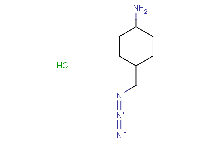 4-(azidomethyl)cyclohexan-1-amine hydrochloride