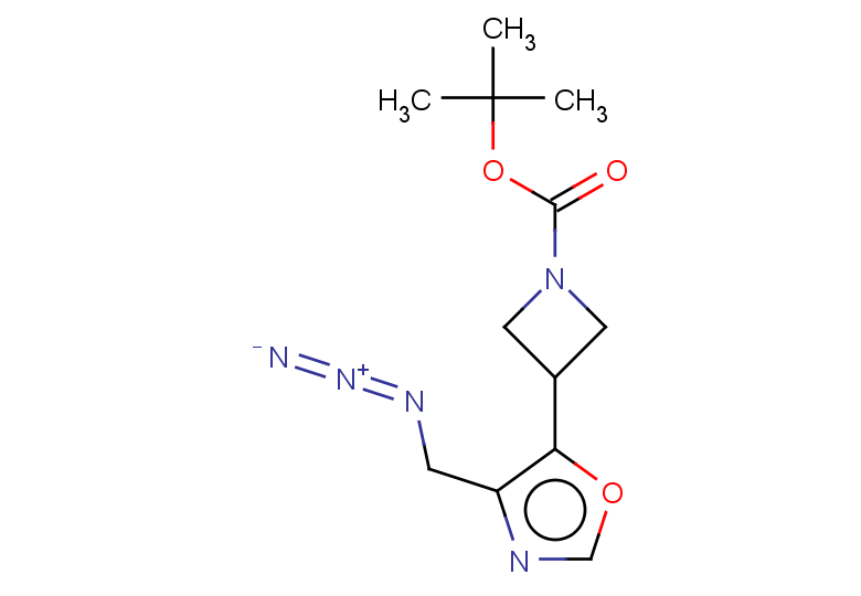 tert-butyl 3-[4-(azidomethyl)-1,3-oxazol-5-yl]azetidine-1-carboxylate