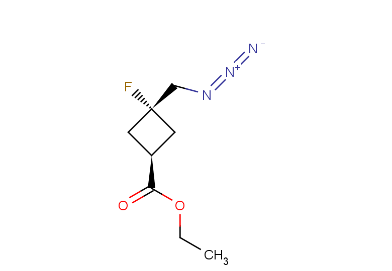 ethyl 3-(azidomethyl)-3-fluorocyclobutane-1-carboxylate