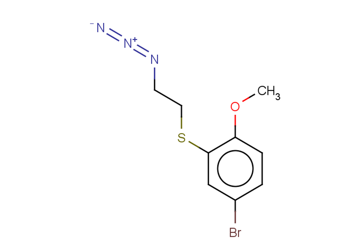 2-[(2-azidoethyl)sulfanyl]-4-bromo-1-methoxybenzene