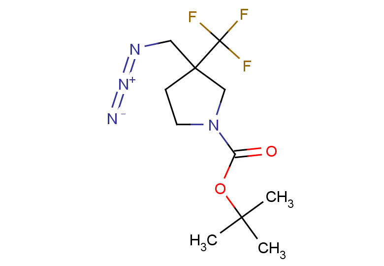 tert-butyl 3-(azidomethyl)-3-(trifluoromethyl)pyrrolidine-1-carboxylate