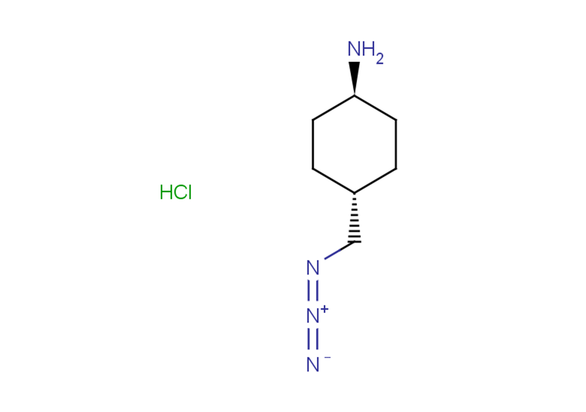 4-(azidomethyl)cyclohexan-1-amine hydrochloride