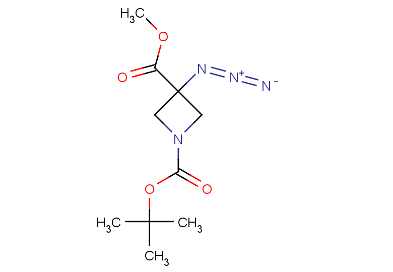 1-tert-butyl 3-methyl 3-azidoazetidine-1,3-dicarboxylate