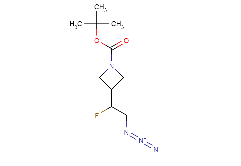 tert-butyl 3-(2-azido-1-fluoroethyl)azetidine-1-carboxylate