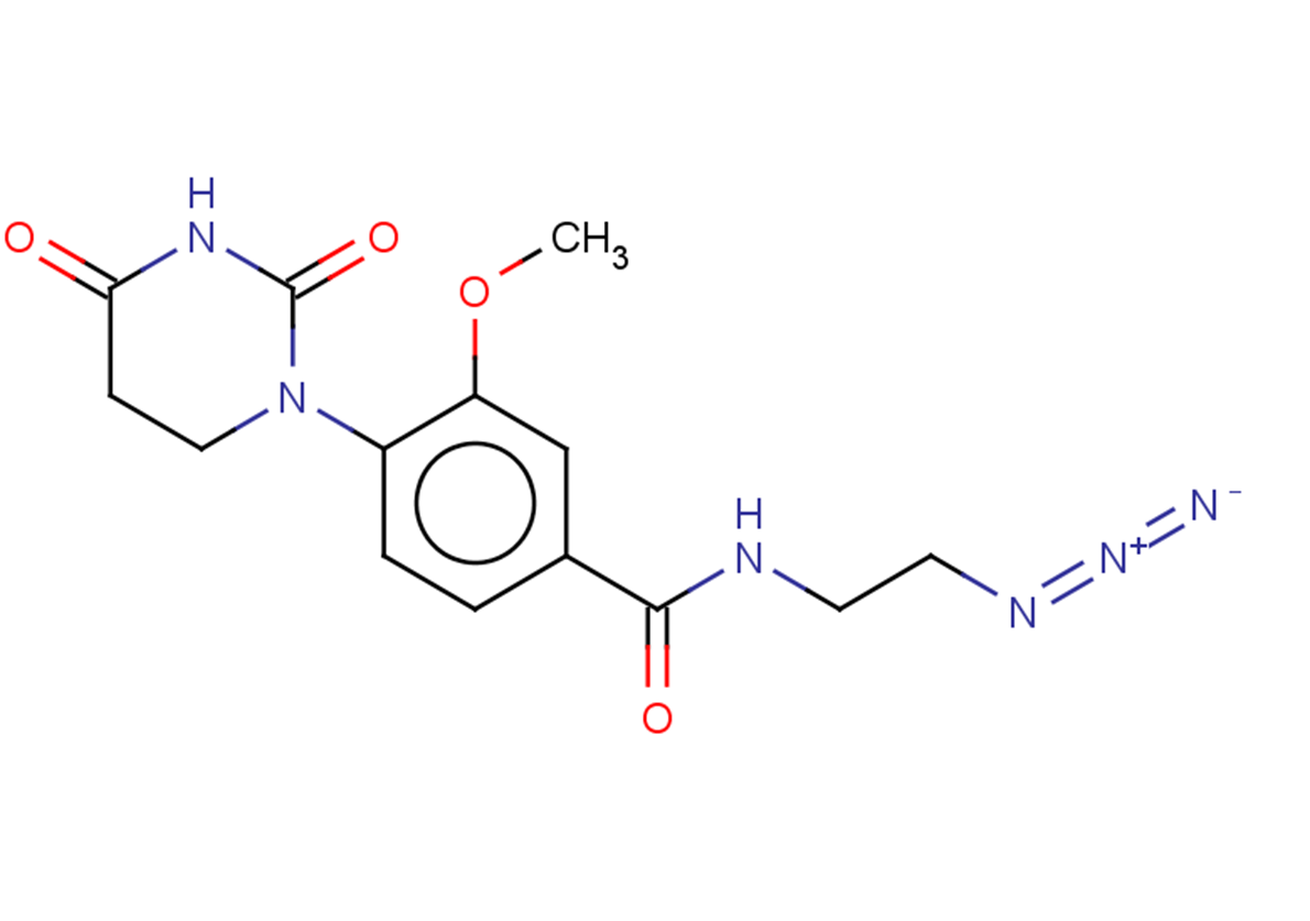 N-(2-azidoethyl)-4-(2,4-dioxo-1,3-diazinan-1-yl)-3-methoxybenzamide