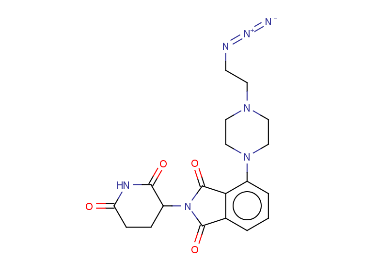 4-[4-(2-azidoethyl)piperazin-1-yl]-2-(2,6-dioxopiperidin-3-yl)-2,3-dihydro-1H-isoindole-1,3-dione