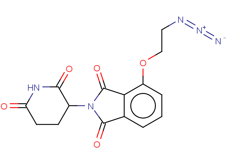 4-(2-azidoethoxy)-2-(2,6-dioxopiperidin-3-yl)-2,3-dihydro-1H-isoindole-1,3-dione