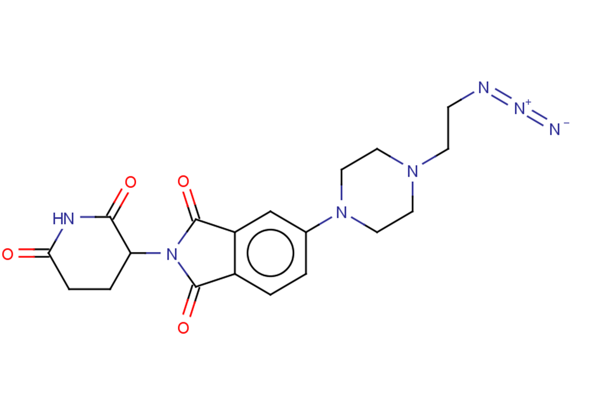 5-[4-(2-azidoethyl)piperazin-1-yl]-2-(2,6-dioxopiperidin-3-yl)-2,3-dihydro-1H-isoindole-1,3-dione