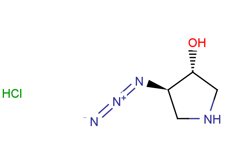 rac-(3R,4R)-4-azidopyrrolidin-3-ol hydrochloride, trans