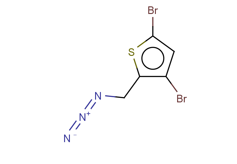 2-(azidomethyl)-3,5-dibromothiophene