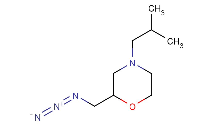 2-(azidomethyl)-4-(2-methylpropyl)morpholine
