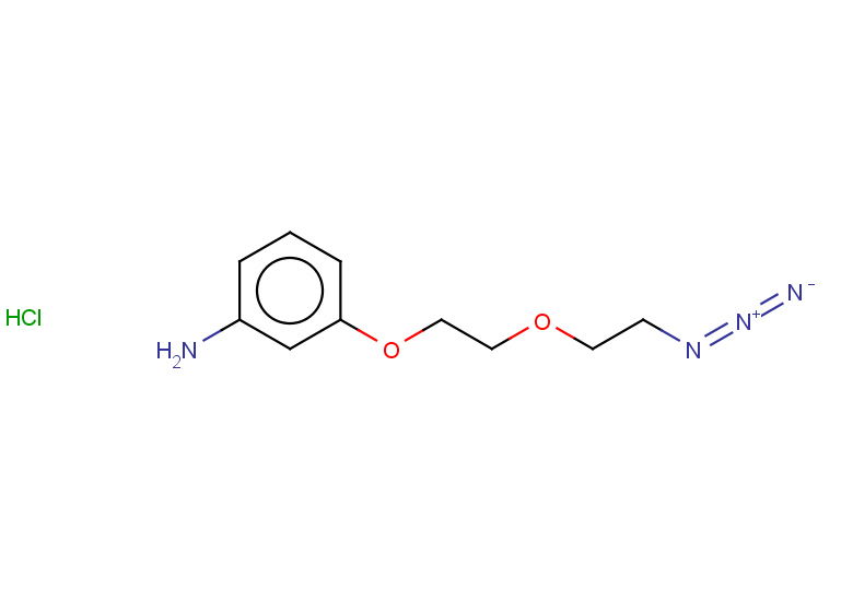 3-[2-(2-azidoethoxy)ethoxy]aniline hydrochloride