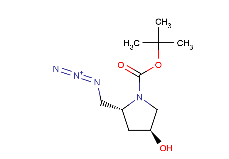 tert-butyl (2R,4S)-2-(azidomethyl)-4-hydroxypyrrolidine-1-carboxylate