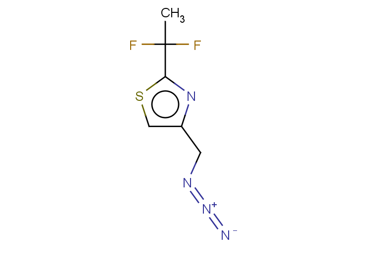4-(azidomethyl)-2-(1,1-difluoroethyl)-1,3-thiazole