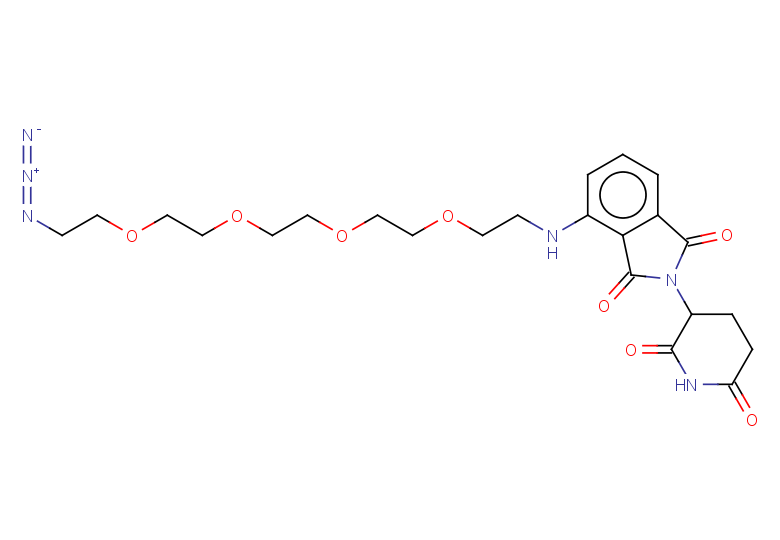 4-(15-azido-4,7,10,13-tetraoxa-1-azapentadecan-1-yl)-2-(2,6-dioxopiperidin-3-yl)-2,3-dihydro-1H-isoindole-1,3-dione