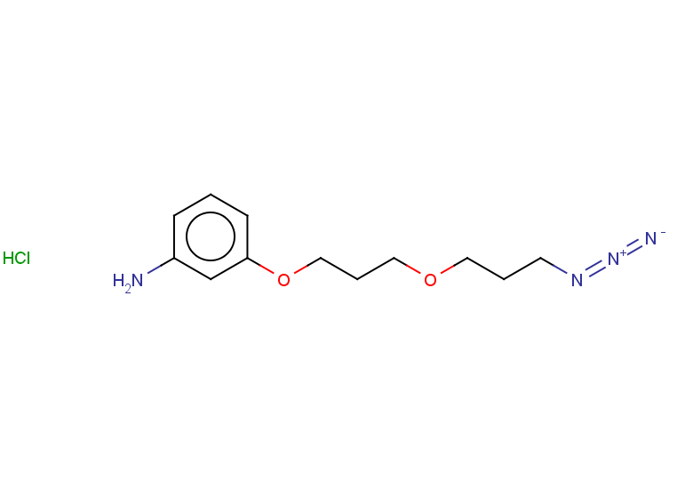 3-[3-(3-azidopropoxy)propoxy]aniline hydrochloride