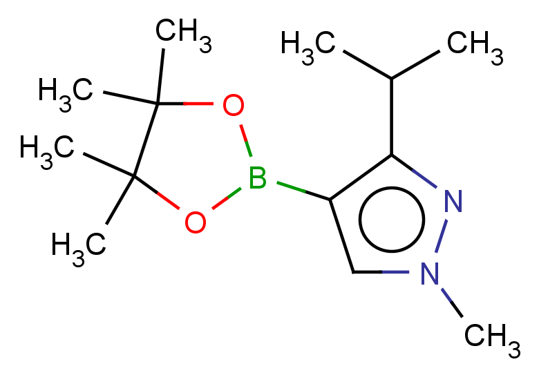 1-methyl-3-(propan-2-yl)-4-(tetramethyl-1,3,2-dioxaborolan-2-yl)-1H-pyrazole