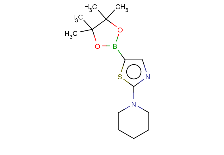 1-[5-(4,4,5,5-tetramethyl-1,3,2-dioxaborolan-2-yl)-1,3-thiazol-2-yl]piperidine