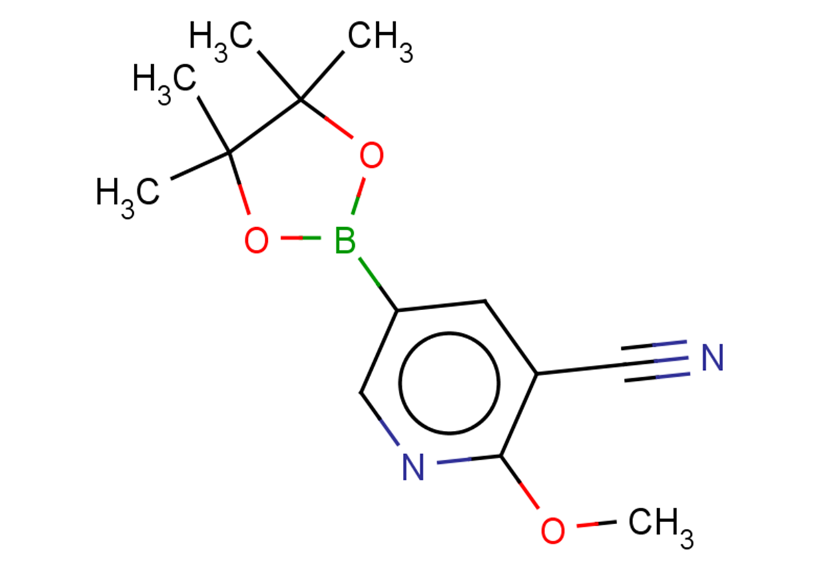 2-methoxy-5-(4,4,5,5-tetramethyl-1,3,2-dioxaborolan-2-yl)pyridine-3-carbonitrile