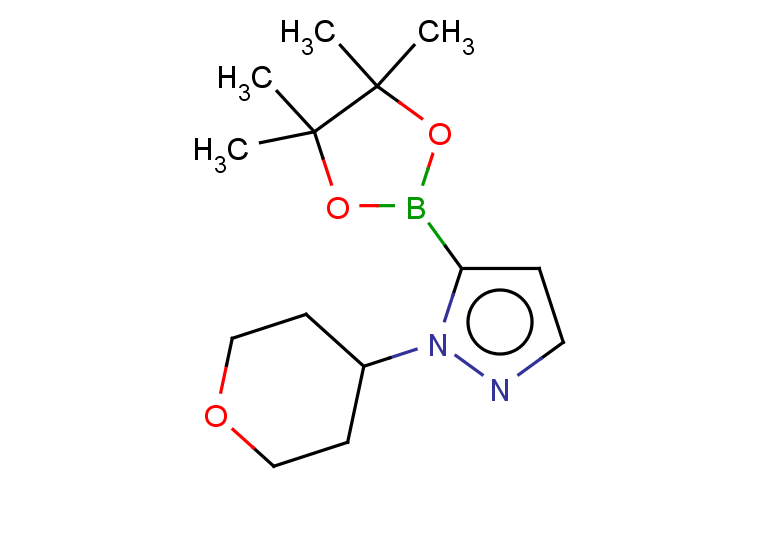 1-(oxan-4-yl)-5-(tetramethyl-1,3,2-dioxaborolan-2-yl)-1H-pyrazole