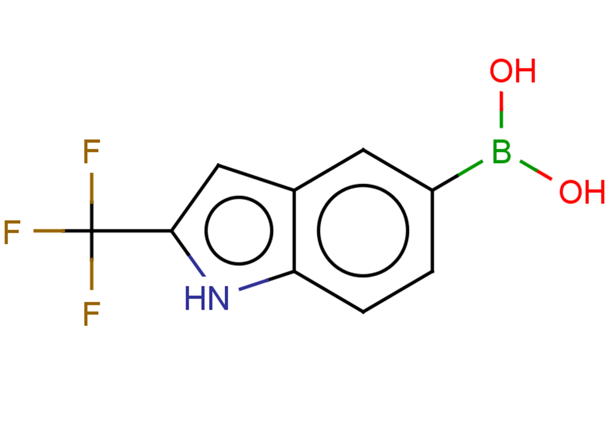 [2-(trifluoromethyl)-1H-indol-5-yl]boranediol