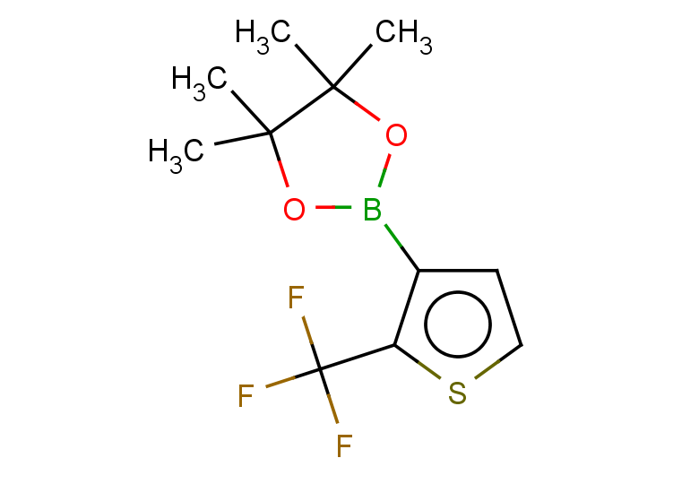 4,4,5,5-tetramethyl-2-[2-(trifluoromethyl)thiophen-3-yl]-1,3,2-dioxaborolane