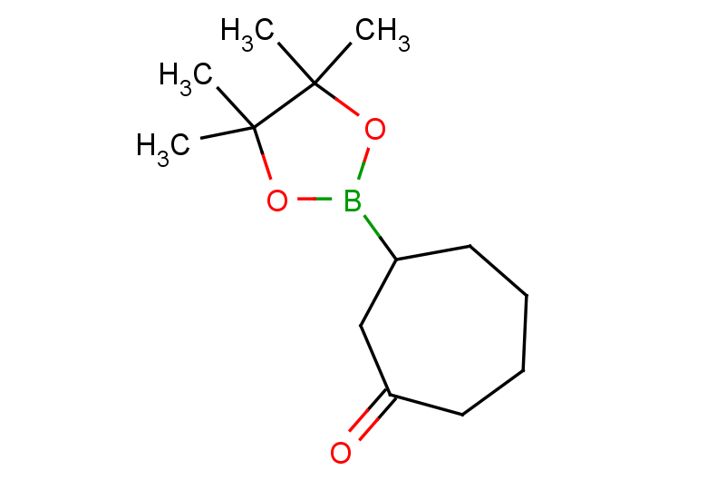 3-(4,4,5,5-tetramethyl-1,3,2-dioxaborolan-2-yl)cycloheptan-1-one