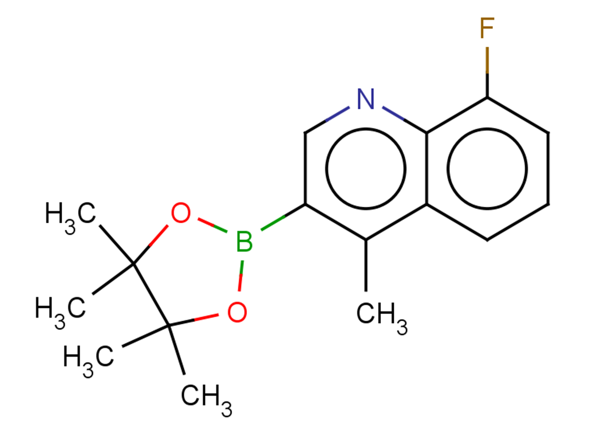 8-fluoro-4-methyl-3-(4,4,5,5-tetramethyl-1,3,2-dioxaborolan-2-yl)quinoline