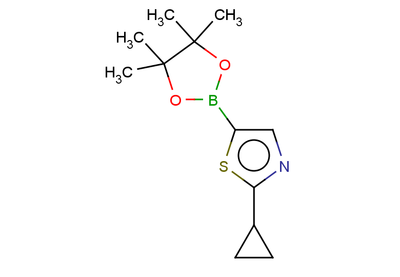 2-cyclopropyl-5-(4,4,5,5-tetramethyl-1,3,2-dioxaborolan-2-yl)-1,3-thiazole