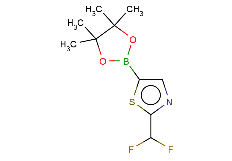 2-(difluoromethyl)-5-(4,4,5,5-tetramethyl-1,3,2-dioxaborolan-2-yl)-1,3-thiazole