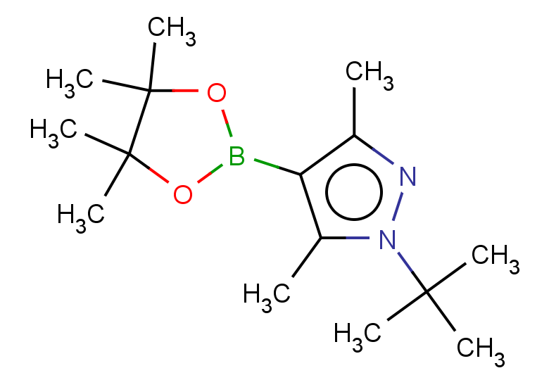 1-tert-butyl-3,5-dimethyl-4-(4,4,5,5-tetramethyl-1,3,2-dioxaborolan-2-yl)-1H-pyrazole