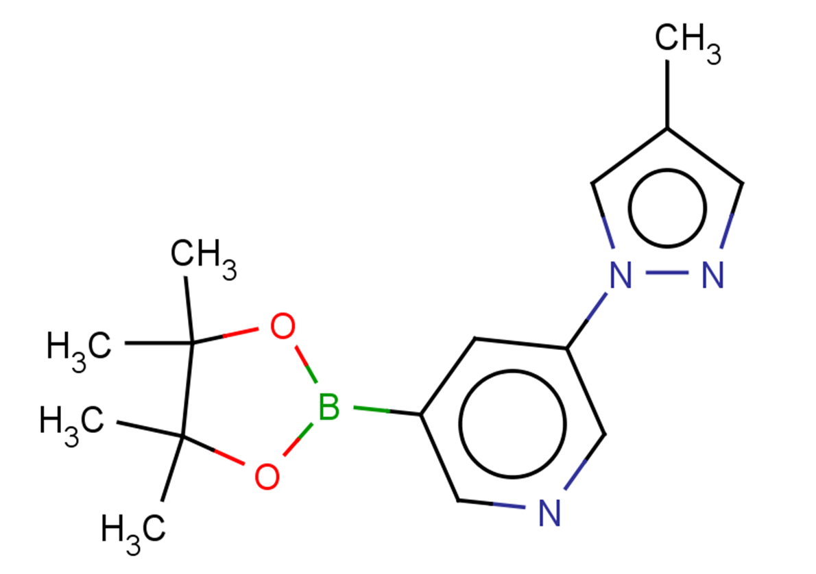 3-(4-methyl-1H-pyrazol-1-yl)-5-(4,4,5,5-tetramethyl-1,3,2-dioxaborolan-2-yl)pyridine