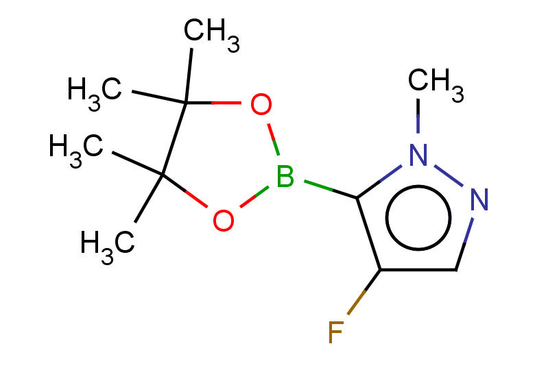 4-fluoro-1-methyl-5-(tetramethyl-1,3,2-dioxaborolan-2-yl)-1H-pyrazole