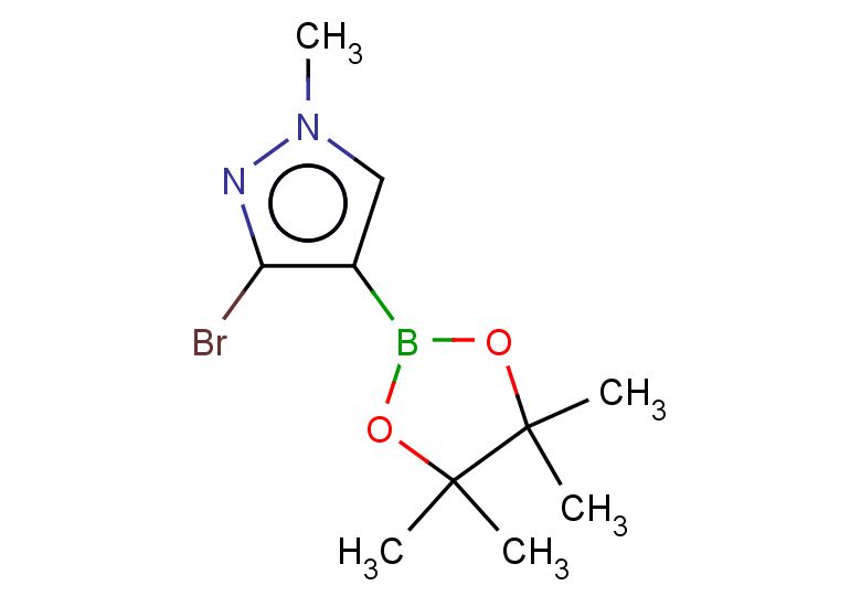 3-bromo-1-methyl-4-(4,4,5,5-tetramethyl-1,3,2-dioxaborolan-2-yl)-1H-pyrazole