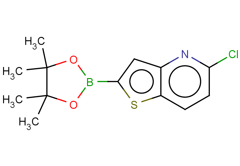 5-chloro-2-(tetramethyl-1,3,2-dioxaborolan-2-yl)thieno[3,2-b]pyridine