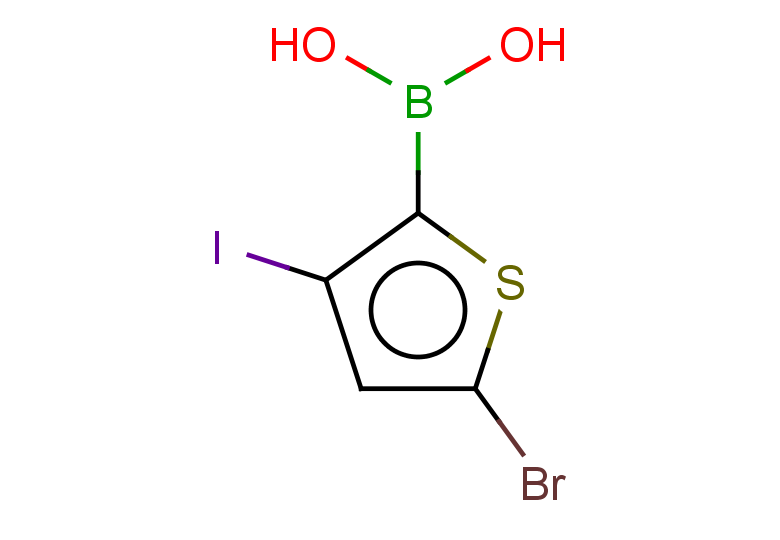 (5-bromo-3-iodothiophen-2-yl)boronic acid