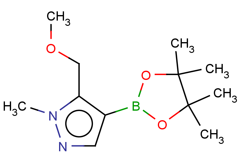 5-(methoxymethyl)-1-methyl-4-(4,4,5,5-tetramethyl-1,3,2-dioxaborolan-2-yl)-1H-pyrazole