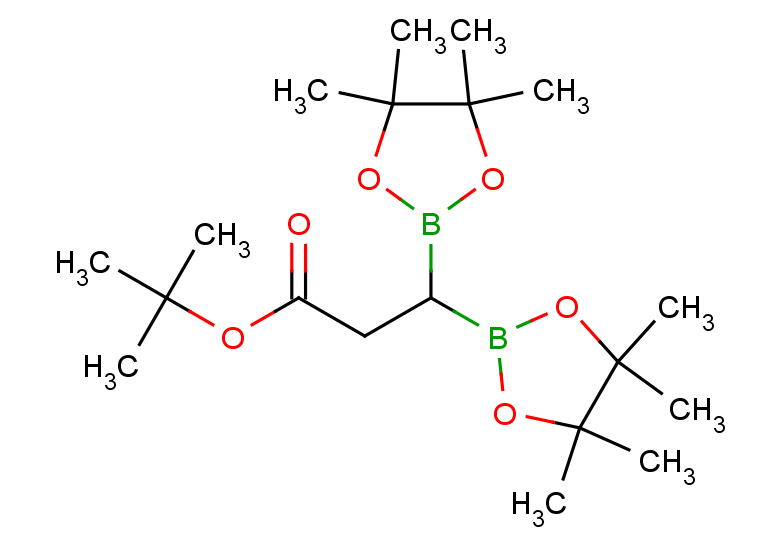 tert-butyl 3,3-bis(tetramethyl-1,3,2-dioxaborolan-2-yl)propanoate