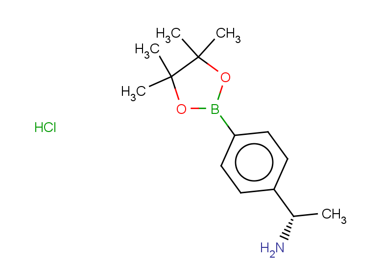 (1S)-1-[4-(4,4,5,5-tetramethyl-1,3,2-dioxaborolan-2-yl)phenyl]ethan-1-amine hydrochloride