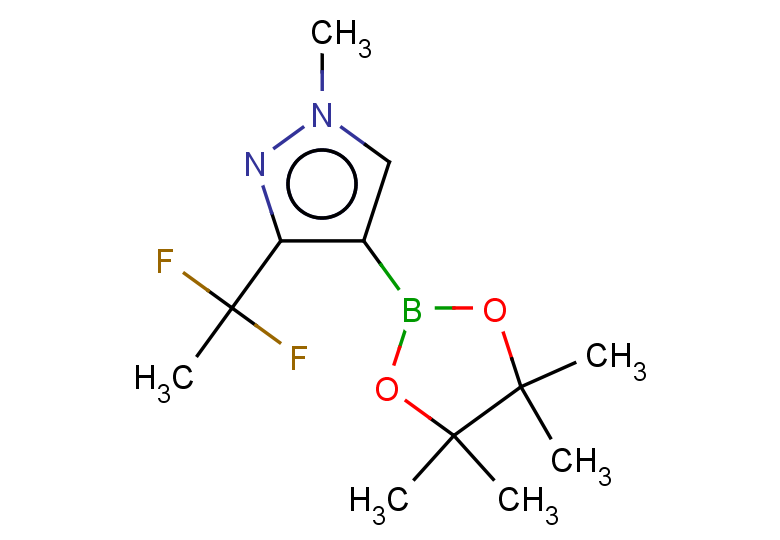 3-(1,1-difluoroethyl)-1-methyl-4-(4,4,5,5-tetramethyl-1,3,2-dioxaborolan-2-yl)-1H-pyrazole